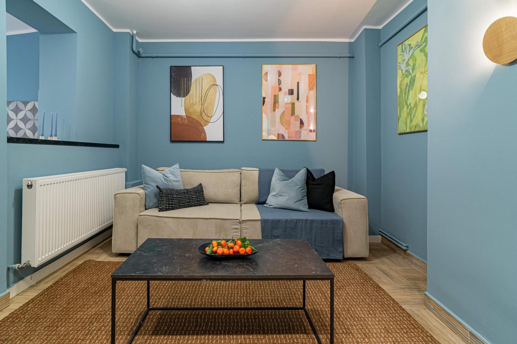 Celestial Azure - Tranquil 1Br In Piata Universitatii Bucarest Extérieur photo