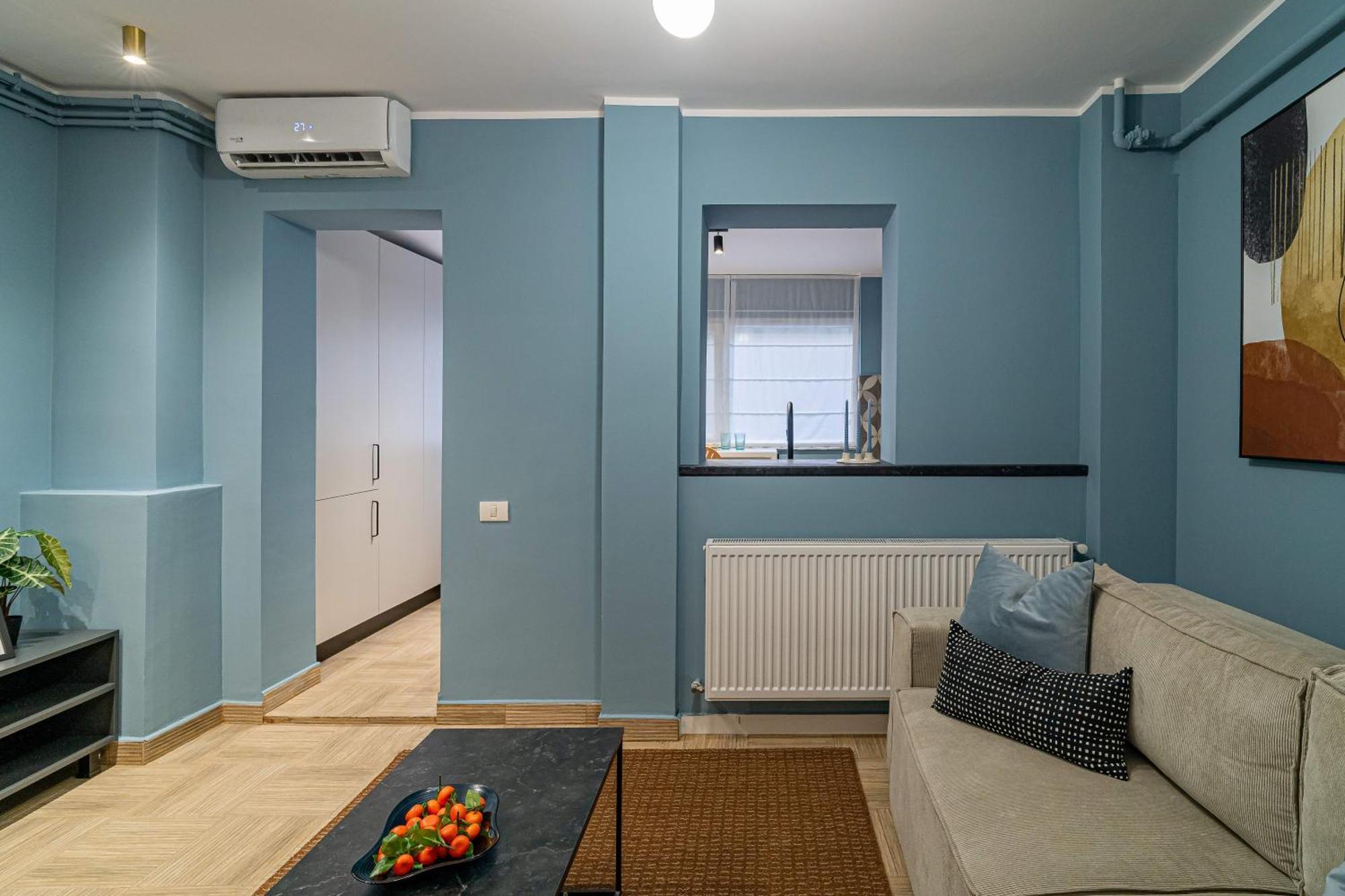 Celestial Azure - Tranquil 1Br In Piata Universitatii Bucarest Extérieur photo